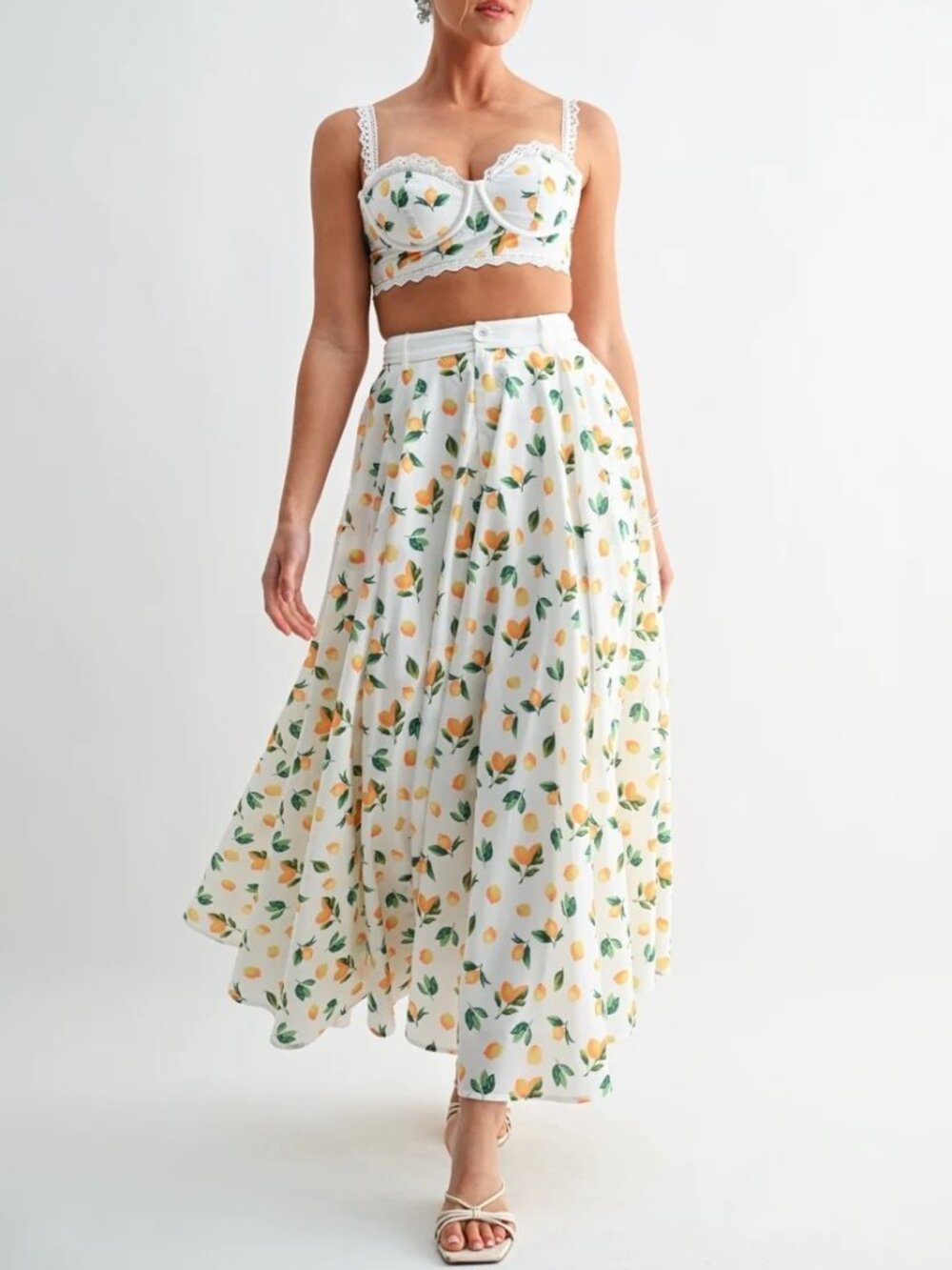 NWT in Package Lemon Skirt Set